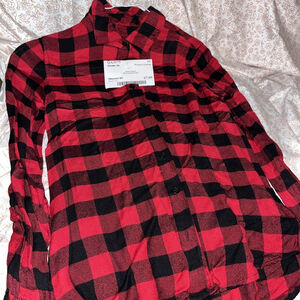 Red Camel Black And Red Shirt Long Sleeve Size Xs